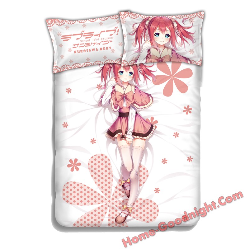 RUBY MOON-Card Captor Anime Bedding Sets,Bed Blanket & Duvet Cover,Bed Sheet with Pillow Covers
